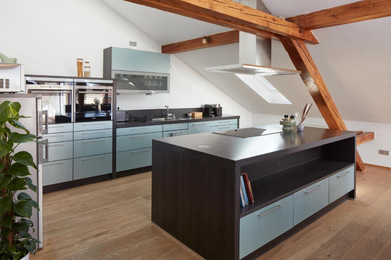 Апартаменты ⸨⸩ Sunset Penthouse: Messe - Siemens - Db - Man ⸨⸩ Нюрнберг Экстерьер фото